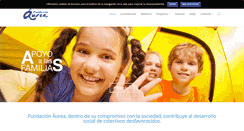 Desktop Screenshot of fundacionaurea.org